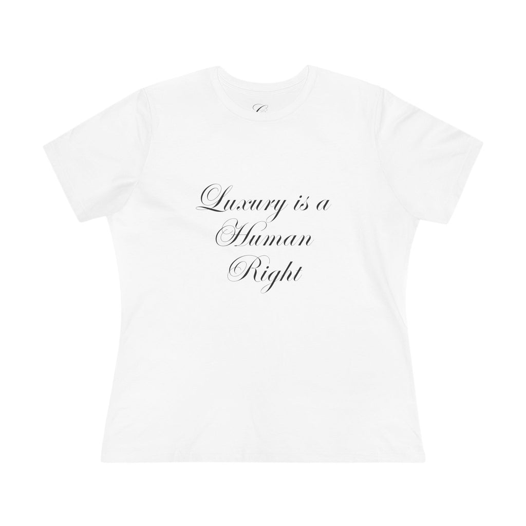 "Luxury is a Human Right" cotton t-shirt