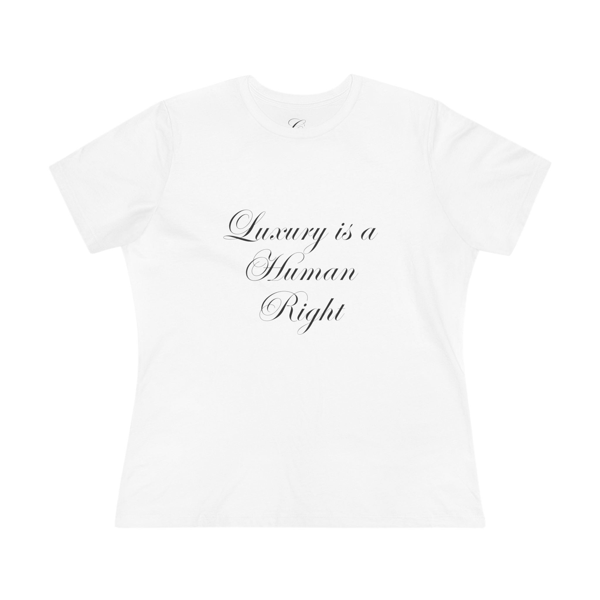 "Luxury is a Human Right" cotton t-shirt