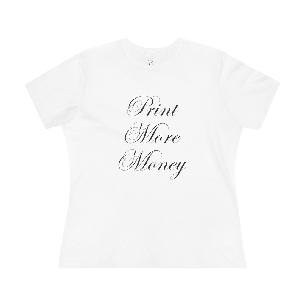 "Print More Money" cotton t-shirt